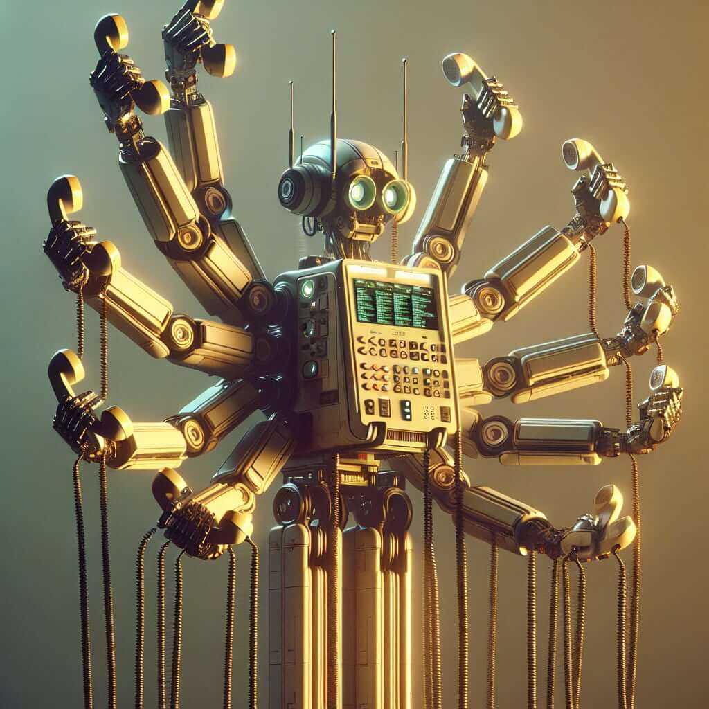 Maximizing productivity by automating routine tasks with AI.