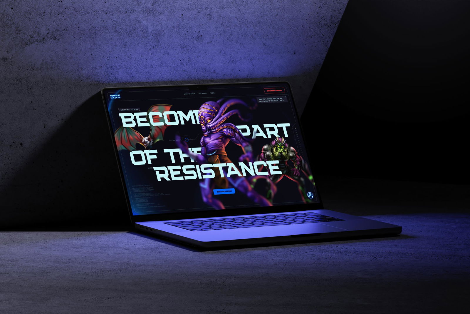 spacecatch ux design and developement